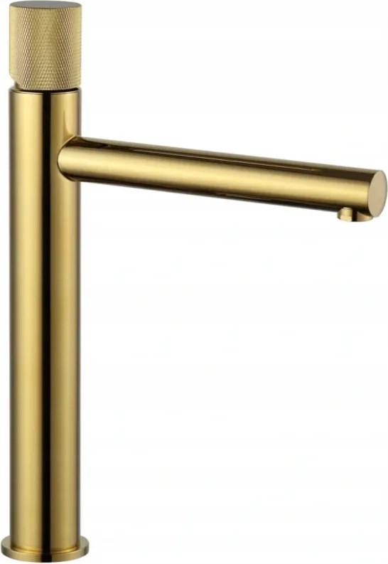 Mexen Elba One miscelatore lavabo alto, dorato - 74111-50
