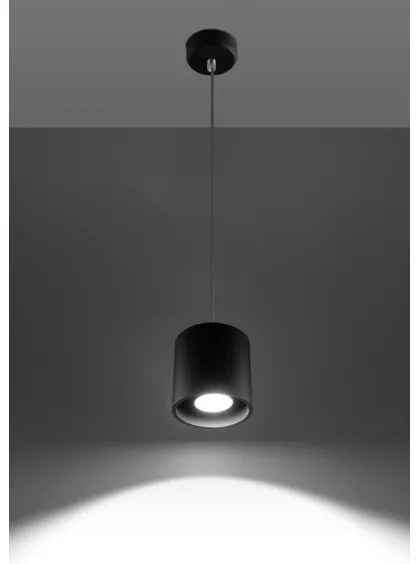 Lampadario a sospensione con filo ORBIS 1 1xGU10/40W/230V nero