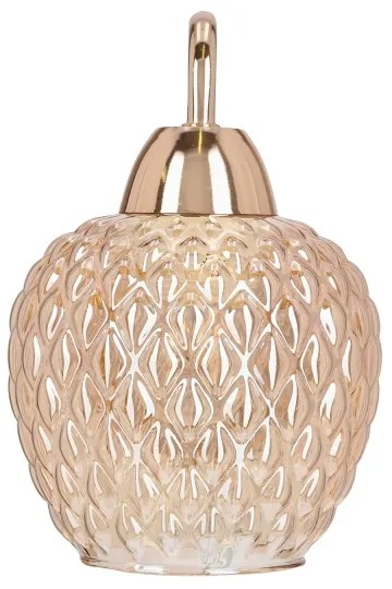 Applique TOBIAS 1xE27/40W/230V Oro rosa