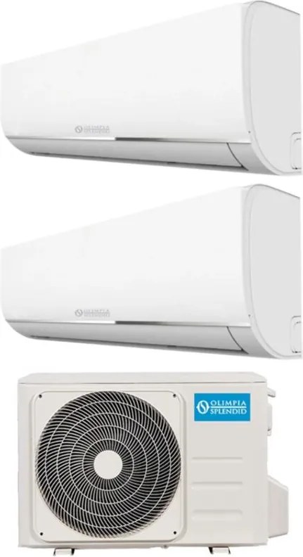 Olimpia Splendid - Climatizzatore Condizionatore Dual Split Inverter serie nexya S4 9+9 con OS-CEMYH18EI R-32 Wi-Fi Integrato 9000+9000