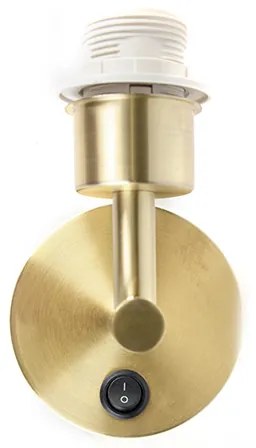 Applique moderna oro 1-luce con interruttore - Combi