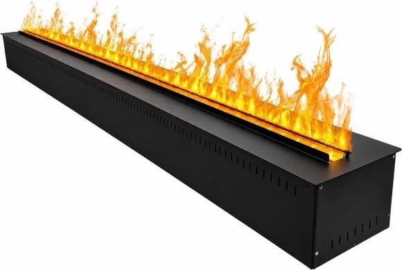 Camino elettrico a Vapore Acqueo 3D APP bruciatore inserto da incasso L 125 VAPOR125
