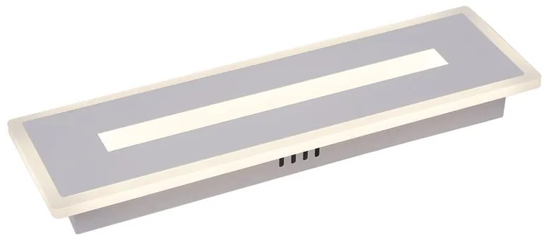 Applique LED design Tessa bianco IP20, con regolazione di temperatura 2000 lumen,