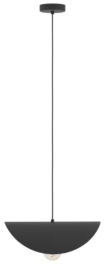 Eglo 390392 - Lampadario a sospensione con filo SACEDA 1xE27/40W/230V 41 cm nero/oro