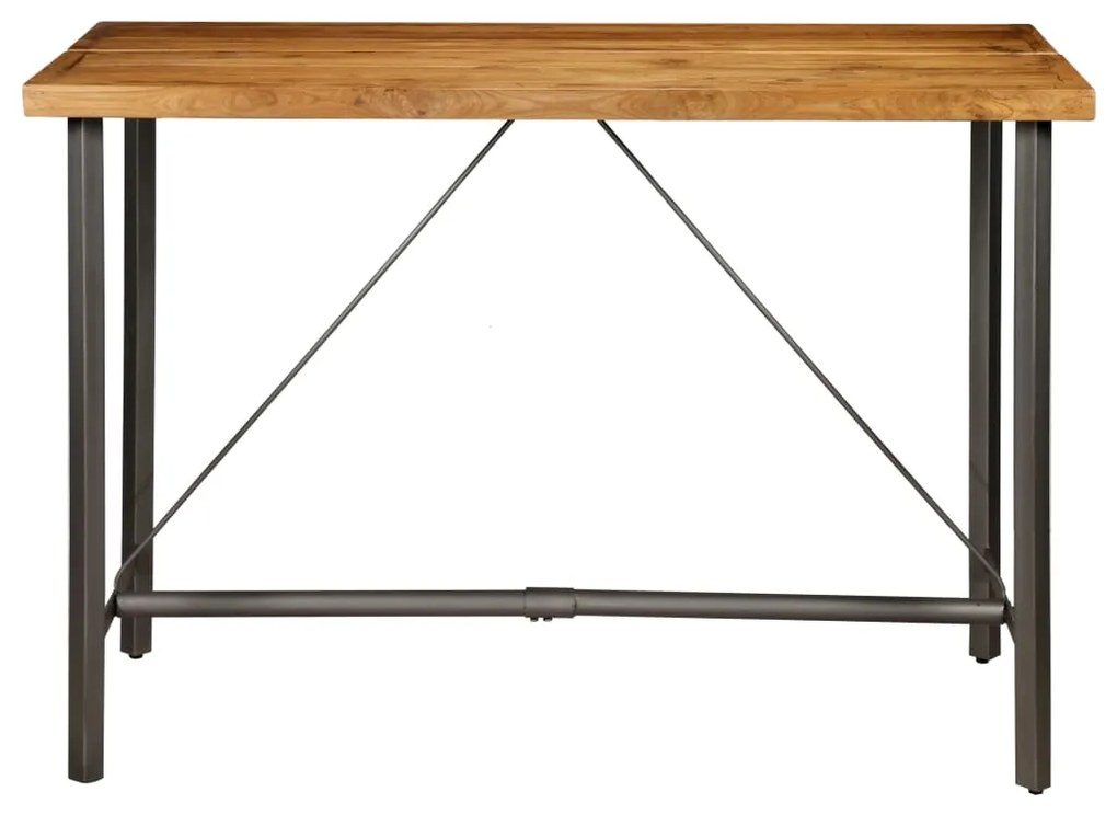 Tavolo da bar in teak massello di recupero 150x70x106 cm