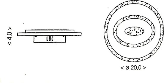 Brilagi - Plafoniera LED MODERN MINI/26W/230V 3000/4000/6000K