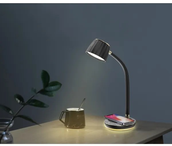 Immax NEO 08996L - Lampada da tavolo LED dimmerabile con un ricarica wireless PERLA LED/6W/230V