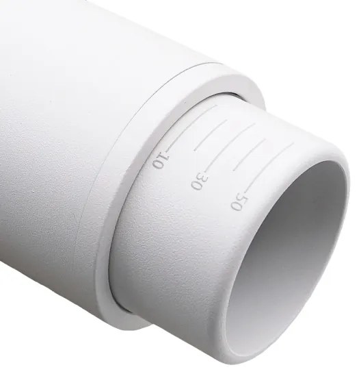 Faretto per sistema a binario MICA 1xGU10/25W/230V Monofase bianco