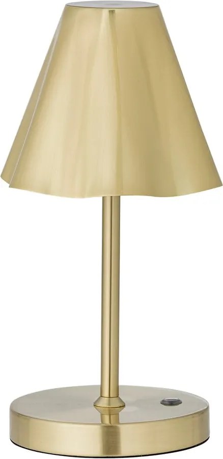 Lampada da tavolo LED color ottone con paralume in metallo (altezza totale 28 cm) Lianna – Bloomingville