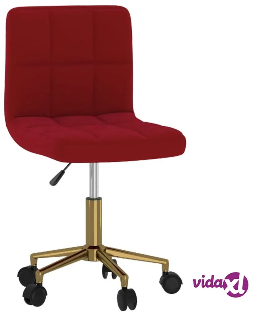 Sedia da salotto velluto rosso FLOBY II 