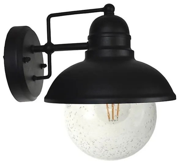 Applique da esterno WILDA 1xE27/60W/230V IP44 nero