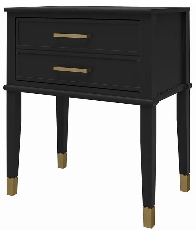 Comodino nero Westerleigh – CosmoLiving by Cosmopolitan