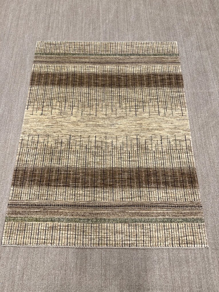 Loribaft Tappeto 200x150 Beige (Iran) Annodato A Mano