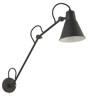 Searchlight 7403GY - Applique SWING ARM 1xE27/20W/230V antracite