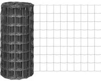Recinzione Euro in Acciaio 10x0,8 m Grigia