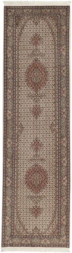 Tabriz Tappeto 300x80 (Iran) Annodato A Mano