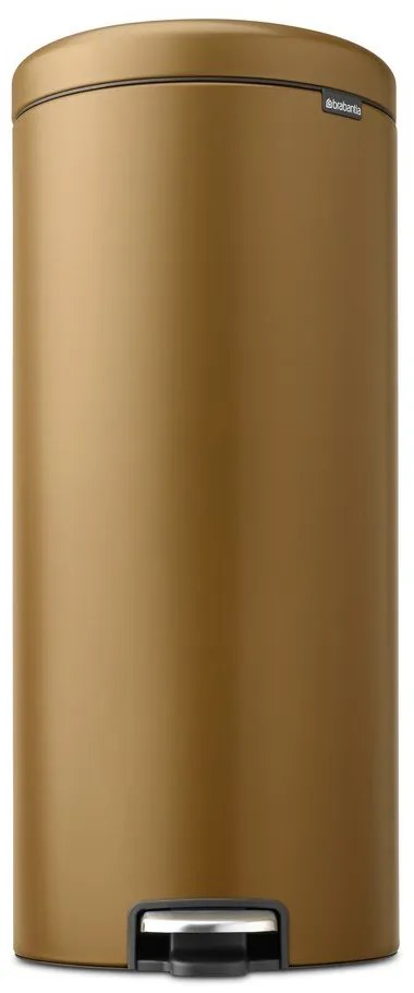 Cestino per la spazzatura color ottone in acciaio con pedale 30 l NewIcon – Brabantia