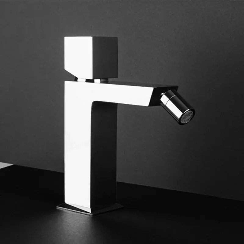 Set miscelatori lavabo a incasso e bidet cromato lucido Torre