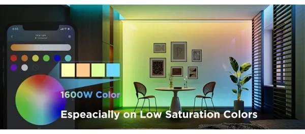 Govee - LED RGBWWIC Striscia di prolunga dimmerabile Striscia luminosa 2 Pro 1m Wi-Fi Materia