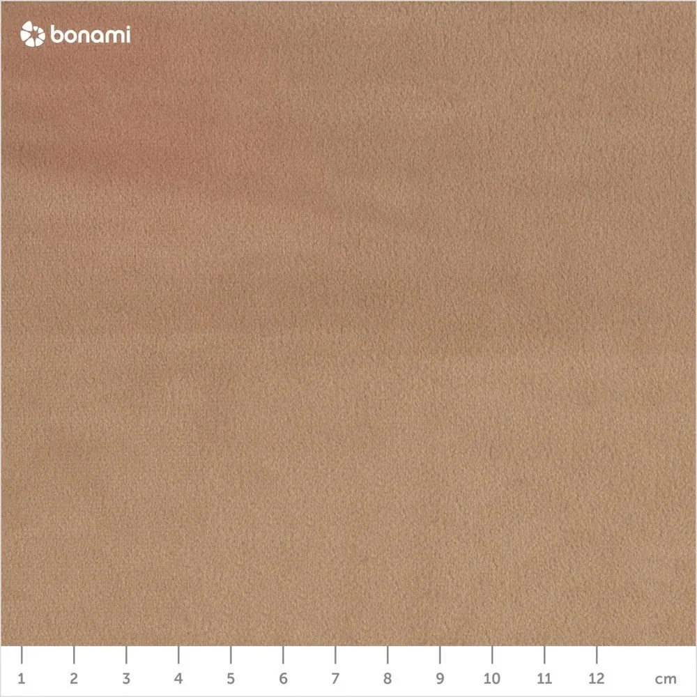 Letto matrimoniale imbottito beige con contenitore 140x200 cm Tate - Maison de Rêve