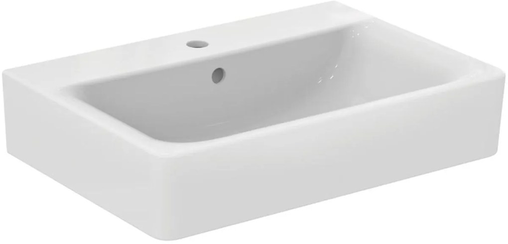 Ideal Standard Connect lavabo 65x46 cm rettangolare a parete-da mobile bianco E773001