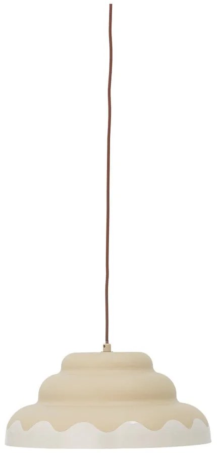 Lampadario color crema con paralume in metallo ø 40 cm Lacya – Bloomingville