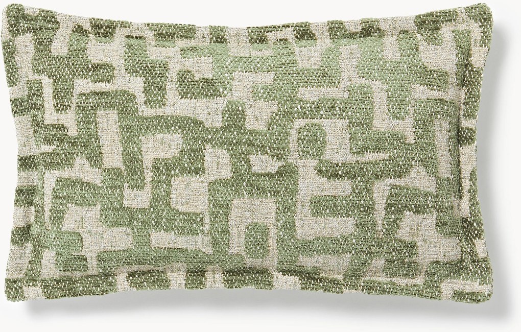 Cuscino in viscosa con motivo jacquard Contia