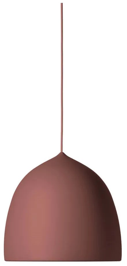 Fritz Hansen - Suspence P1.5 Lampada a Sospensione Powder Burgundy Fritz Hansen