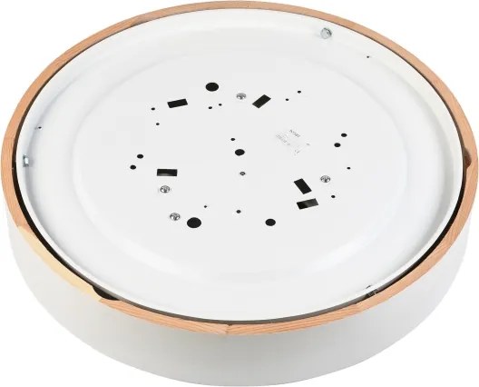 Plafoniera NATURAL 5xE27/15W/230V Ø 47,5 cm pino/bianco