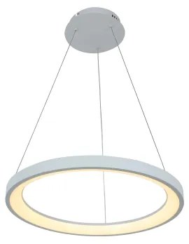 Brilagi - Lampadario a sospensione LED dimmerabile FALCON SLIM LED/42W/230V Ø 50 cm bianco + telecomando