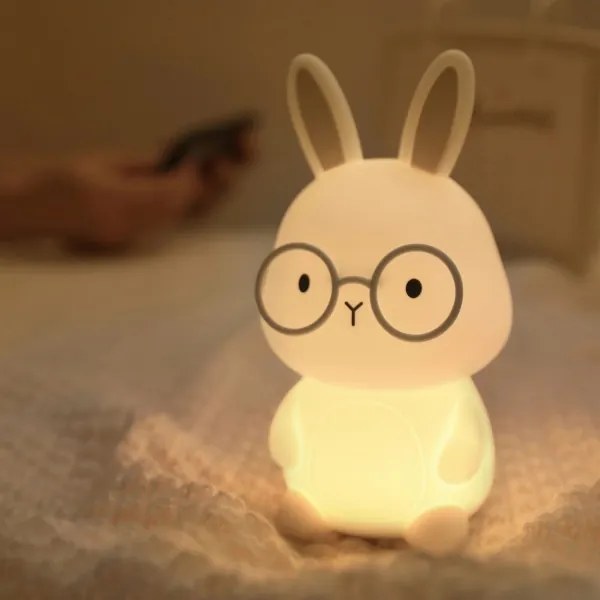 Lampada a LED RGBW dimmerabile per bambini FLORKA LED/1W/5V USB 1200 mAh grigio