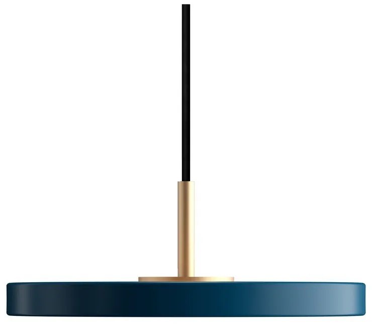Lampada a sospensione a LED in colore petrolio con paralume in metallo ø 15 cm Asteria Micro - UMAGE