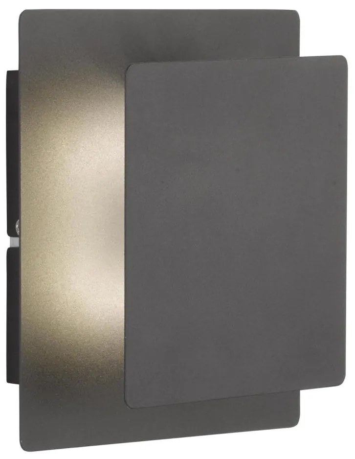 Wofi 4048-102Q - Applique a LED BAYONNE LED/6,5W/230V antracite
