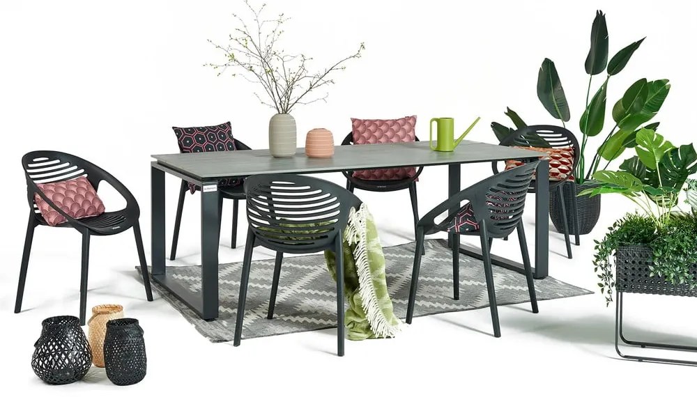Set di mobili da giardino con 6 sedie Joanna Strong - Le Bonom