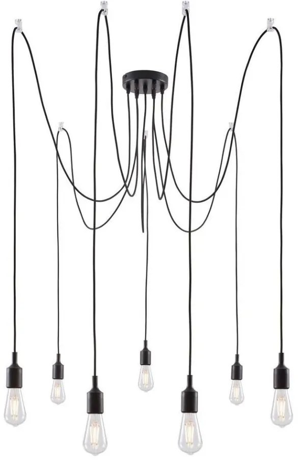 Paulmann 50390 - Lampadario a sospensione con filo NEORDIC 7xE27/20W/230V ragno