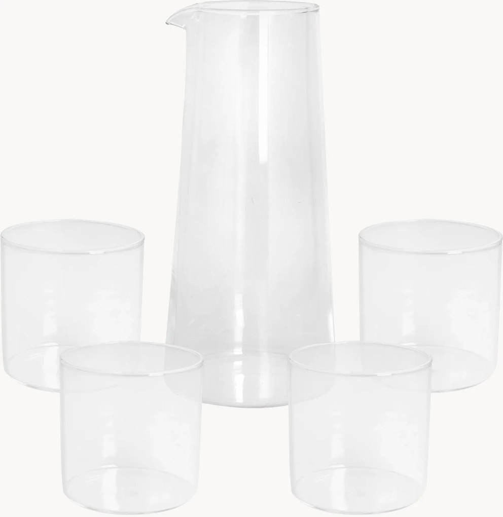 Set caraffa e bicchieri Lyra 5 pz
