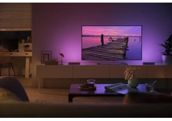 Philips - Set 2x lampada da tavolo dimmerabile LED RGB Hue AMBIANCE 6W 230V bian