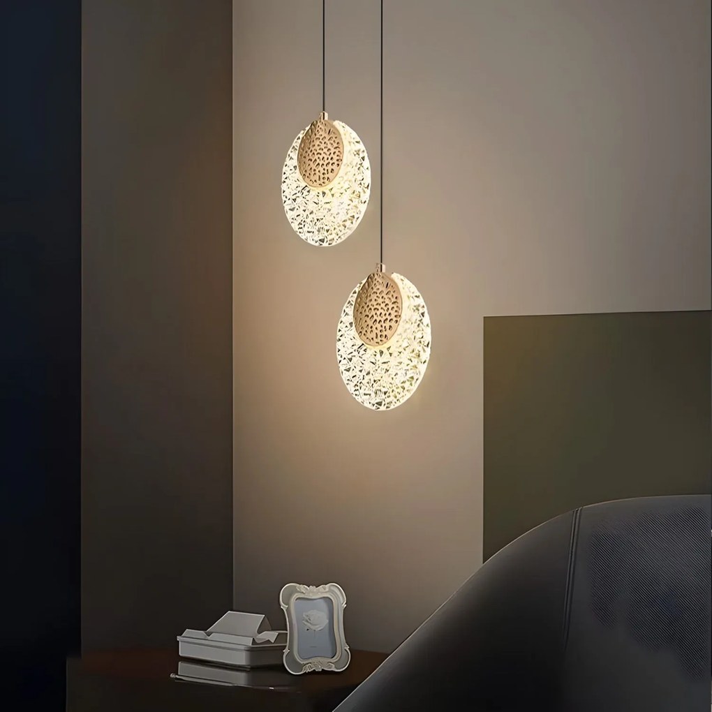 Lampadario a Sospensione in Cristallo LED G088-1CP Złota