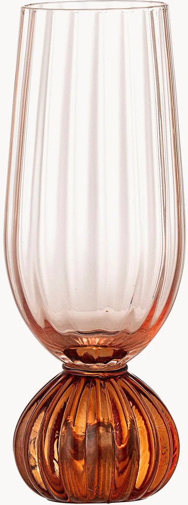 Flute da champagne in vetro soffiato Taurin