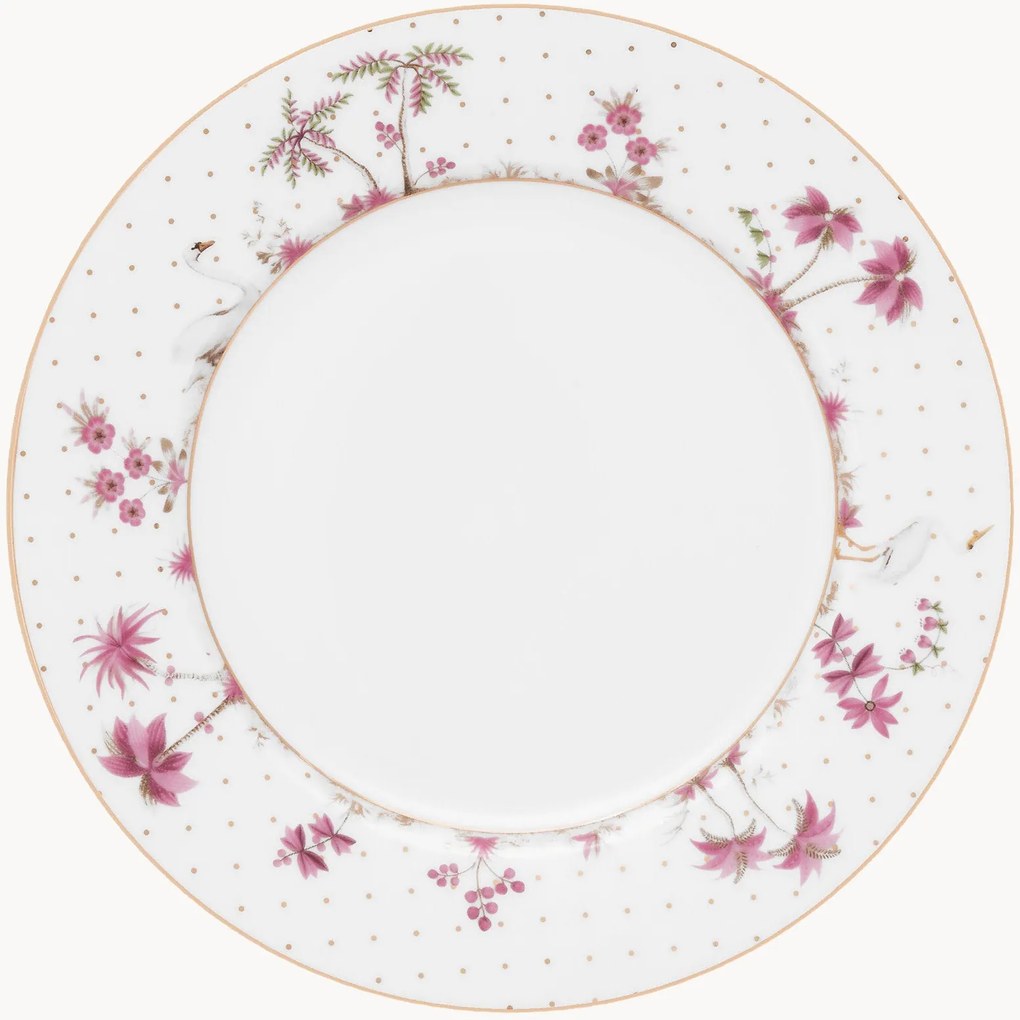 Set di 6 piatti da colazione in porcellana Jolie Dots