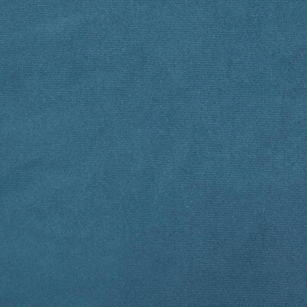 Poltrona Blu 60 cm Velluto