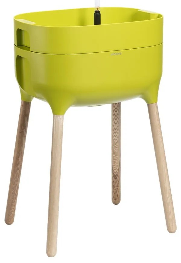 Vaso per coltivazione in plastica con sistema di auto-irrigazione Urbalive – Plastia