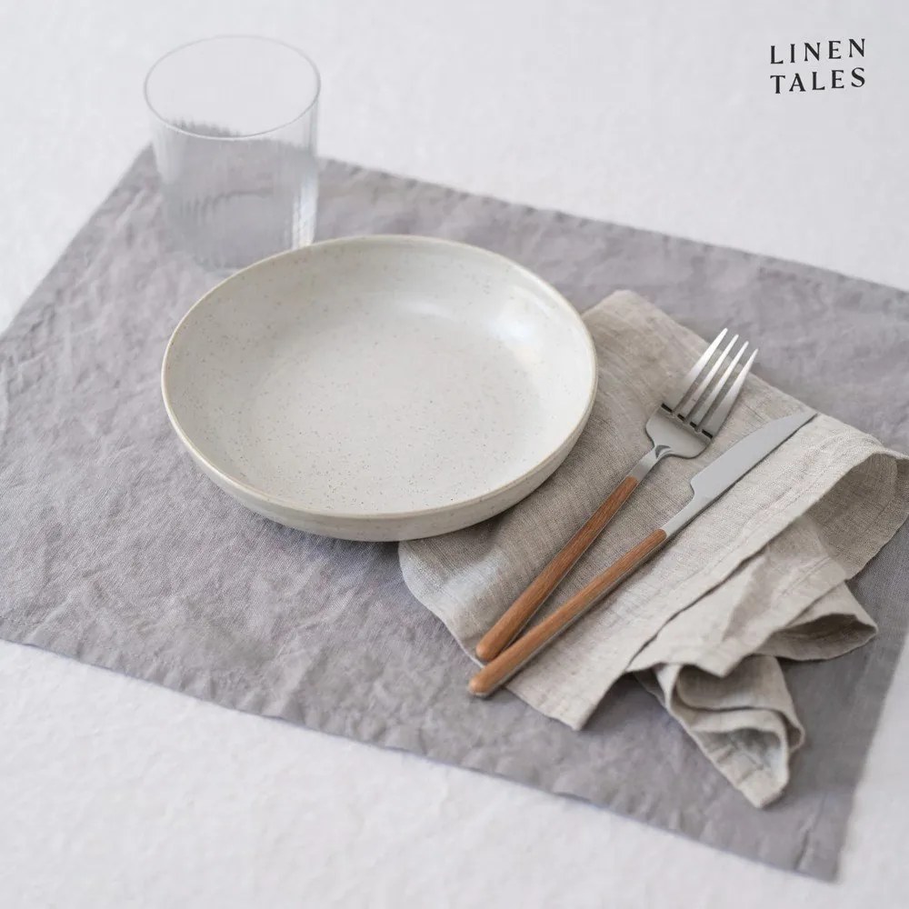 Tovaglietta di stoffa 35x45 cm Light Grey - Linen Tales