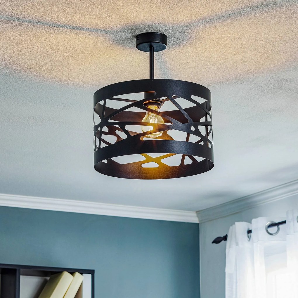 SIGMA Plafoniera Modul Frez Ø 30 cm, nero