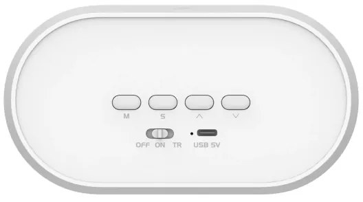 LED Piccola lampada notturna dimmerabile con sveglia BUNNY LED/1,2W/5V 3000K