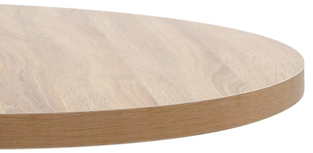 Tavolo da bistrot marrone chiaro 80 cm in mdf