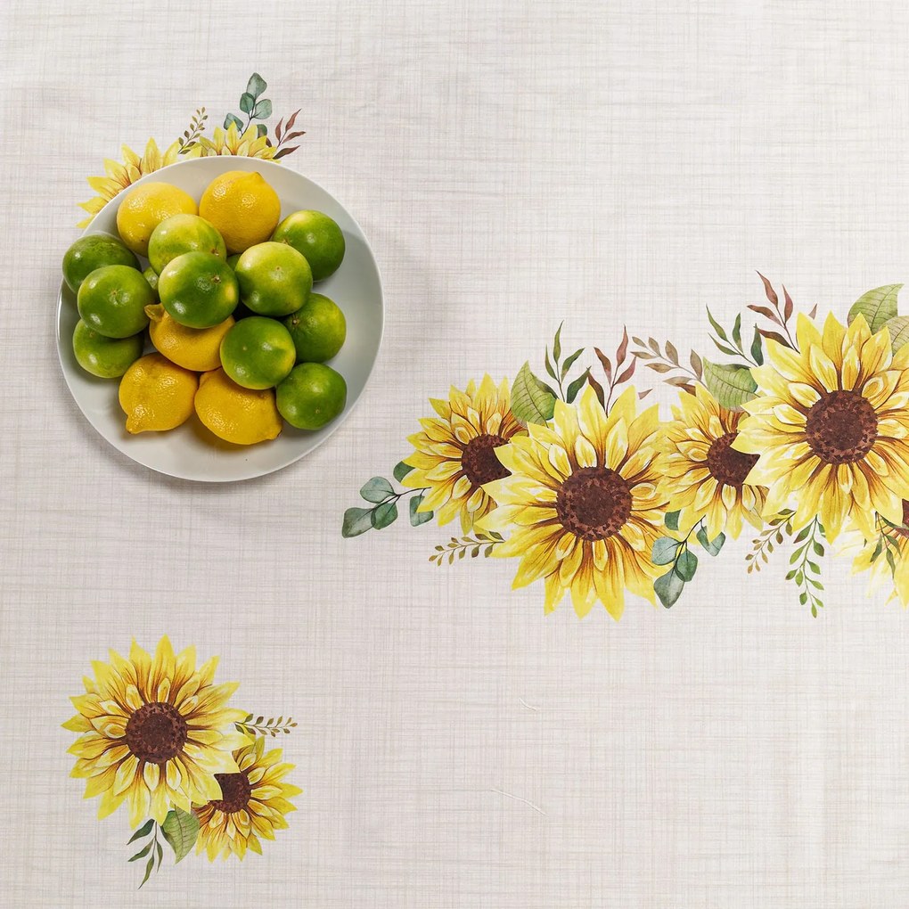 Tovaglia  da cucina Girasoli   in Cotone Caleffi