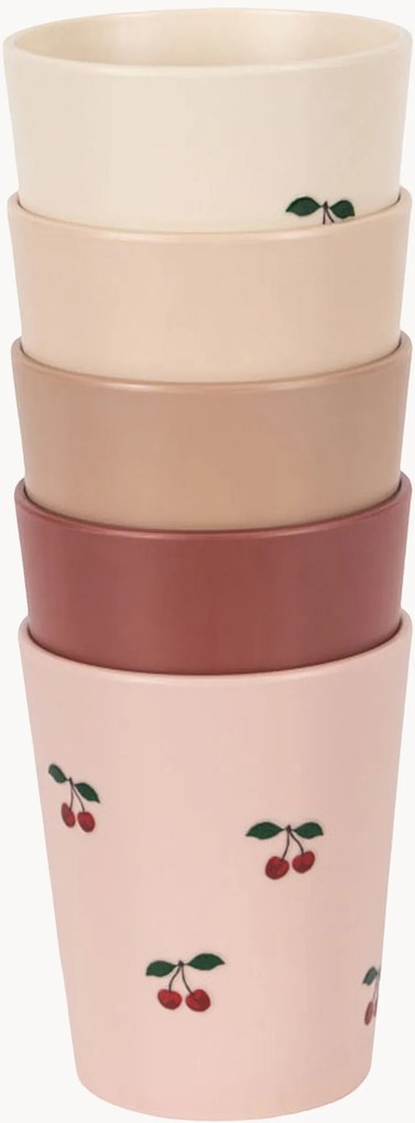 Set di 5 bicchieri per bambini Cherry