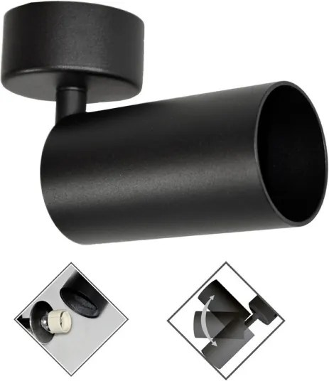 Luce Spot FARGO 1xGU10/30W/230V nero