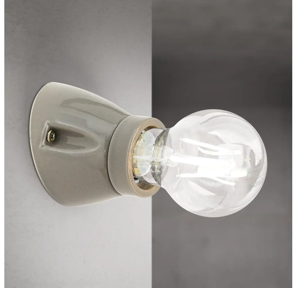 Orion - Applique da parete FROST 1xE27/60W/230V grigia